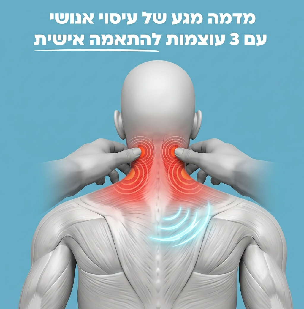 כאבי צוואר? הכירו את המעסה שמקל על הכאב כבר מהשימוש הראשון