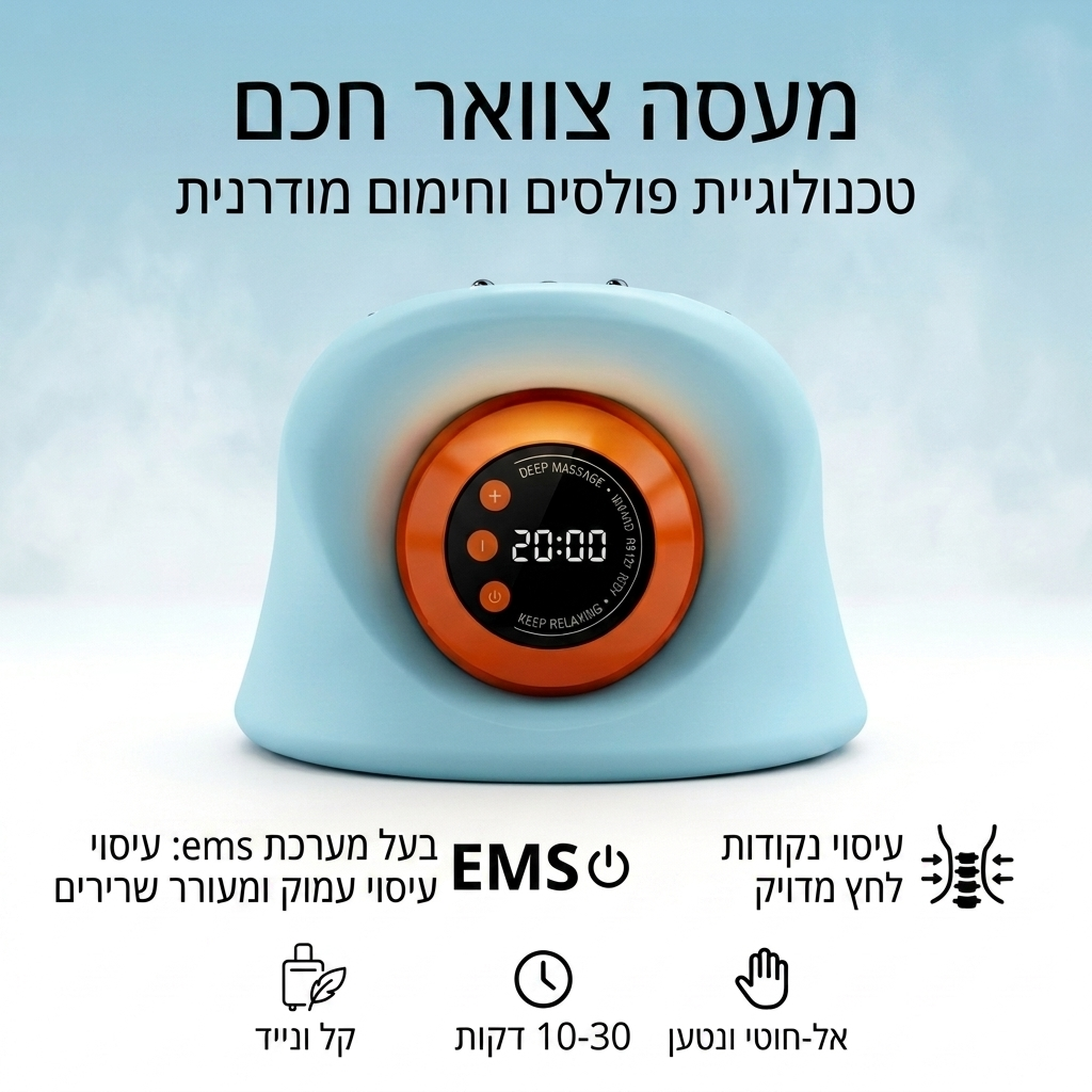 מעסה צוואר החשמלי 3 ב 1 של Neckly